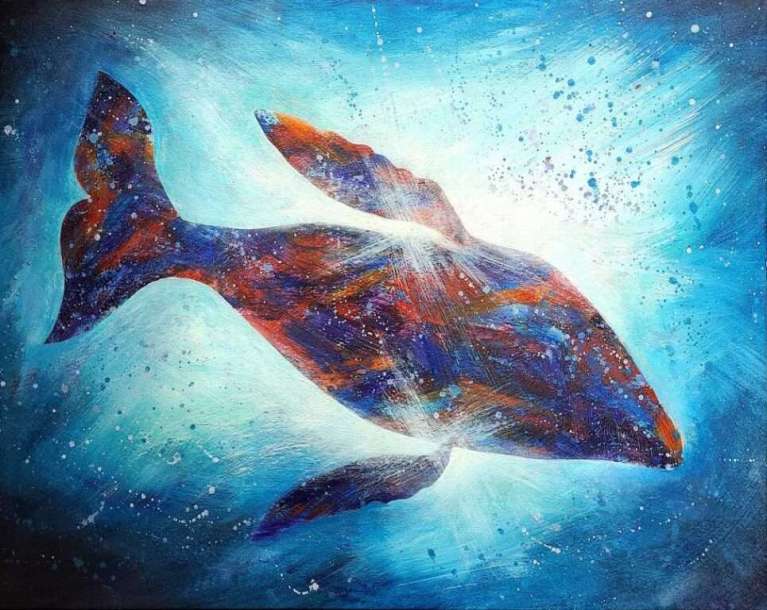 "Cruising Below" by Stephanie Leyden of Art Attack