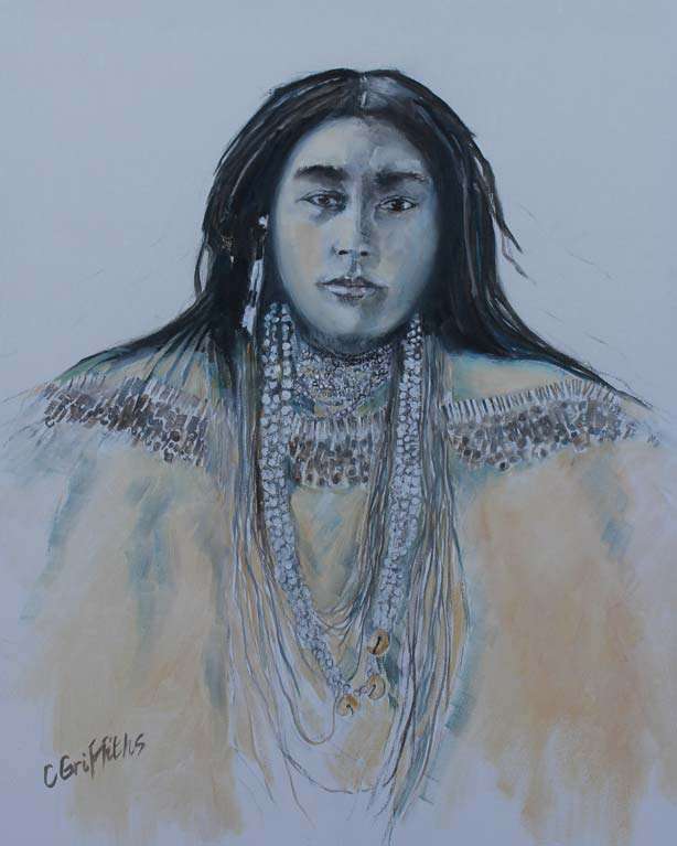 Apache Woman by Carol Griffiths, ArtworkSale