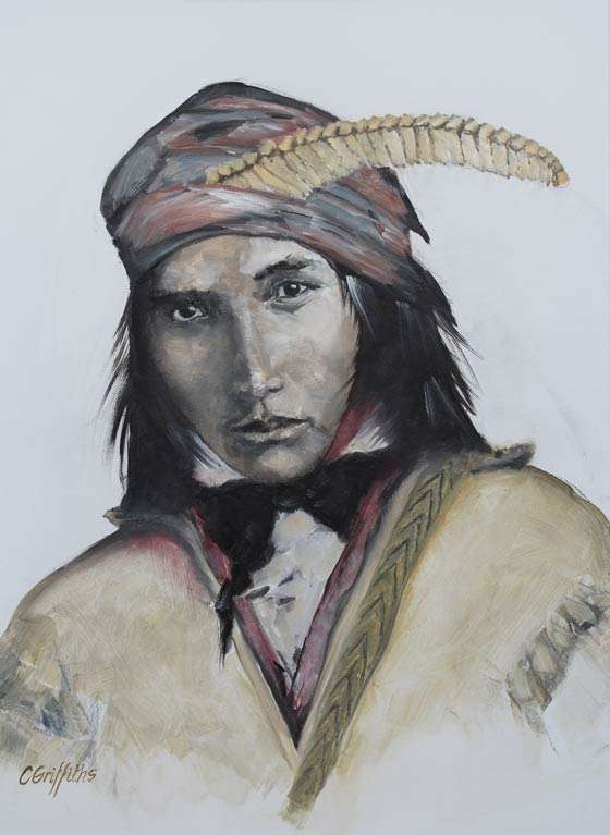 Seminole Male by Carol Griffiths, ArtworkSale