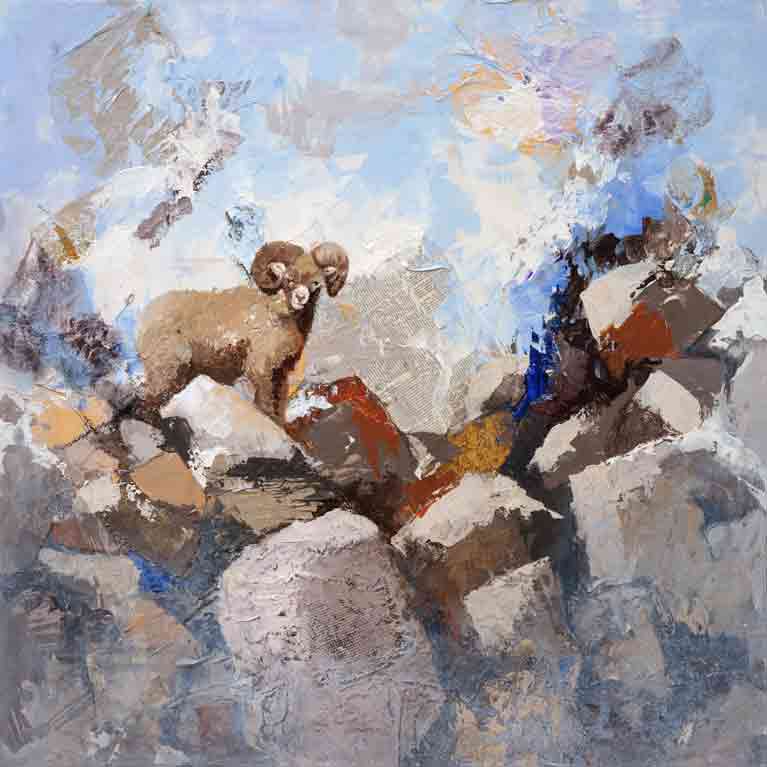 Bighorn Sheep by Merry Renert, ArtworkSale
