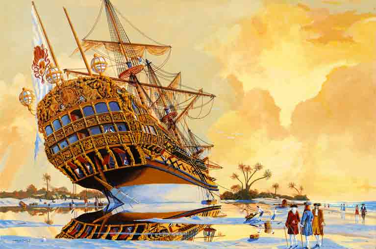1715 Shipwreck by James Flood, ArtworkSale
