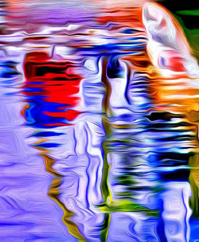 Boat Reflection by Martin Fine, ArtworkSale