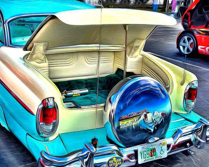 Car Trunk by Martin Fine, ArtworkSale