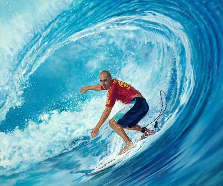Kelly Slater by Walt Peterson, ArtworkSale, artwork sale, art for sale