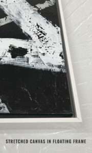 Stretched Canvas in Floating Frame, artworksale