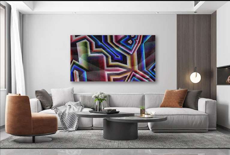 Umansky, abstract, digital art, artwork sale, canvas print