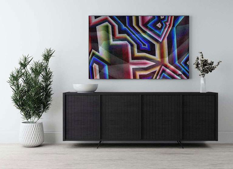 Umansky, abstract, digital art, artwork sale, canvas print