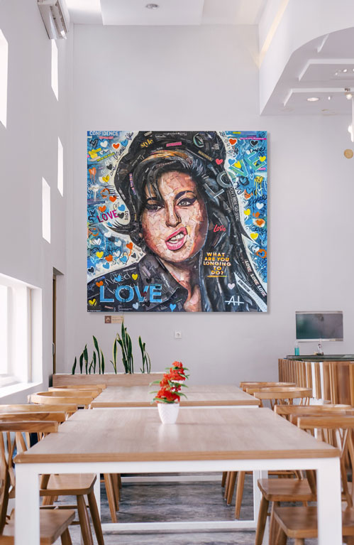 Amy Winehouse by Andy Hirst, artworksale