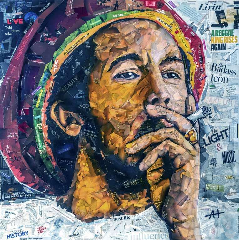 Bob Marley by Andy Hirst, ArtworkSale