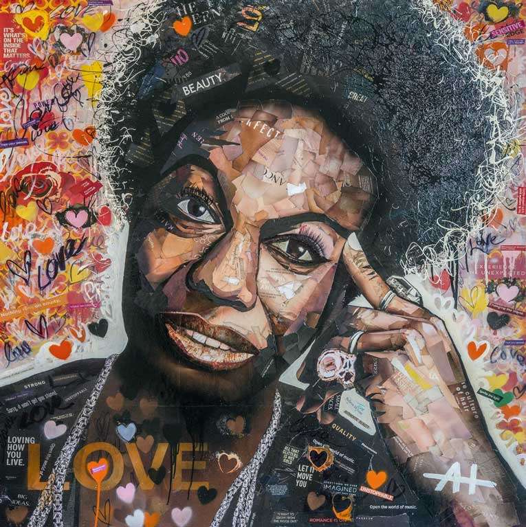 Nina Simone by Andy Hirts, ArtworkSale