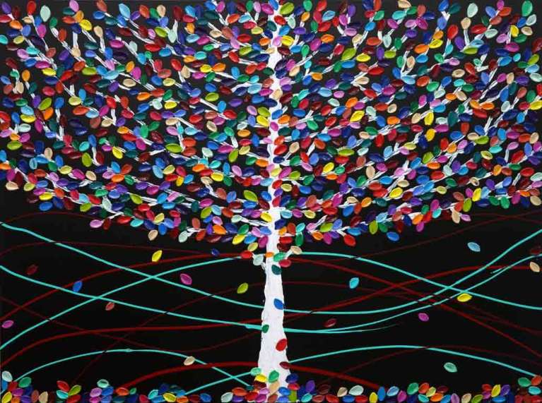 Tree of Color by John Salazar, ArtworkSale