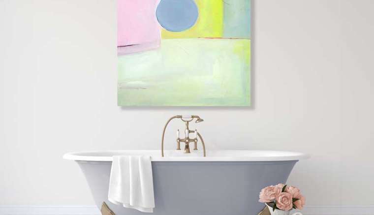 "Blue Circle" by Caro Tejada, ArtworkSale