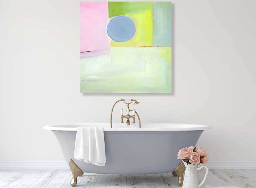 "Blue Circle" by Caro Tejada, ArtworkSale