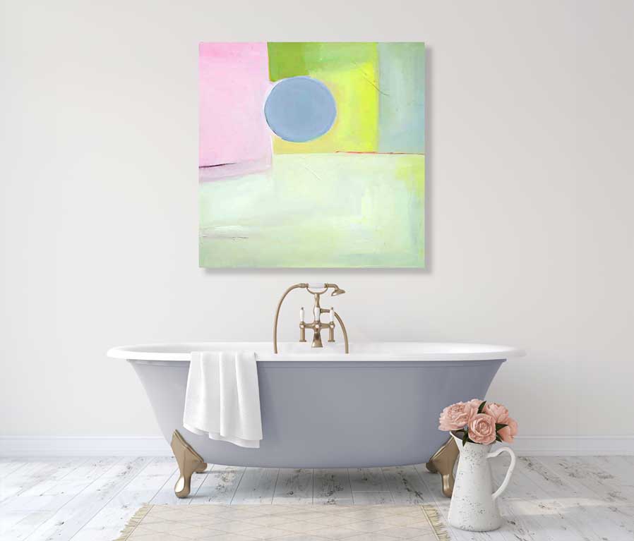 "Blue Circle" by Caro Tejada, ArtworkSale