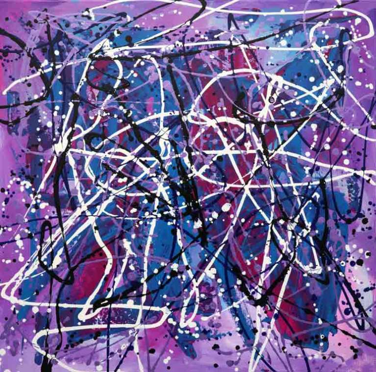 "Purple Amash" by John Salazar, ArtworkSale