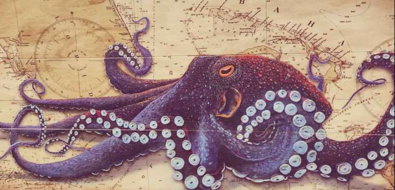 Octopus by Eddie Forbes, ArtworkSale