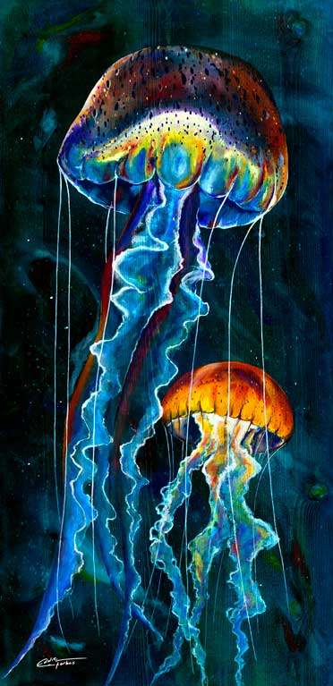 Jellies Night by Eddie Forbes, ArtworkSale