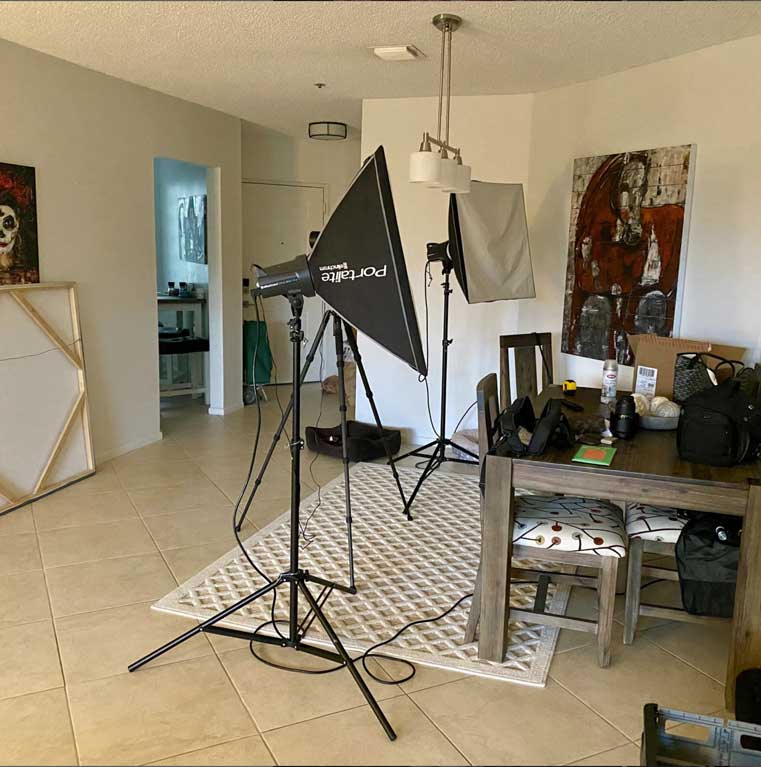 Dominique Kugel, behind the scene, artworksale