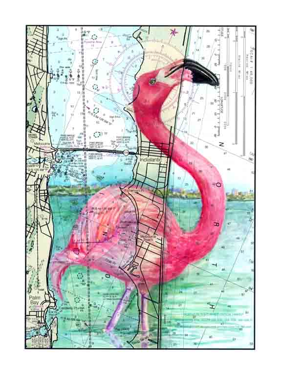 Flamingo by Carly Mejeur, ArtworkSale