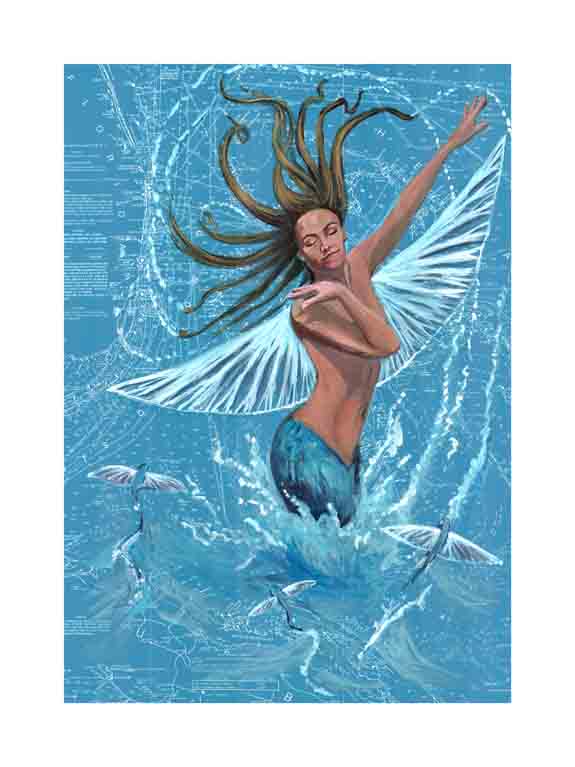Mermaid by Carly Mejeur, ArtworkSale