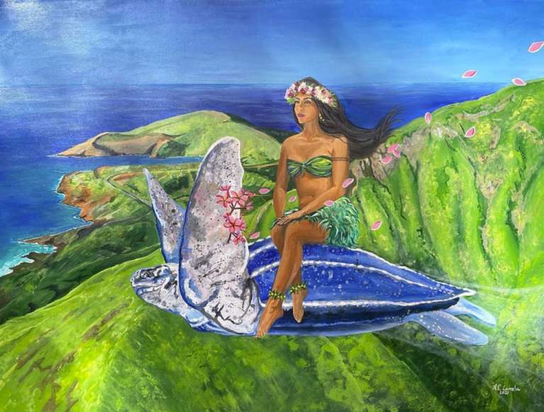 Wahine Voyager by Ana Lamela, ArtworkSale