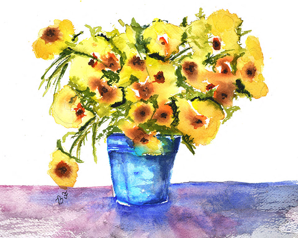 Sunflower by Barbara Friend, ArtworkSale