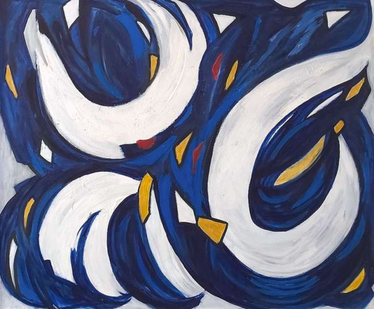 Blue Swirls