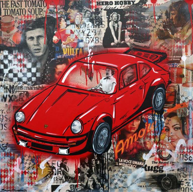 Brooke Botticelli, Botticelli Studio, Hepburn takes the wheel, artworksale, art for sale