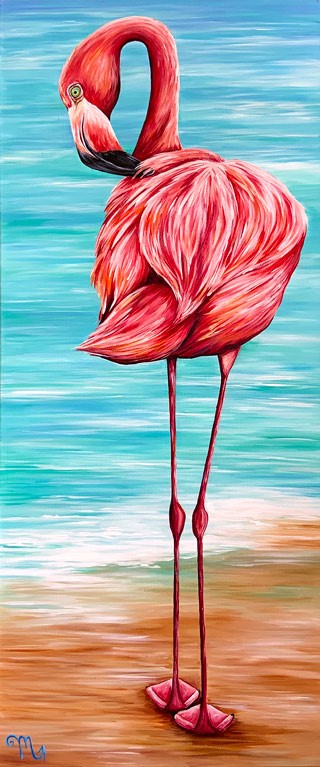 Flamingo by Mellissa Mastrangelo, artworksale