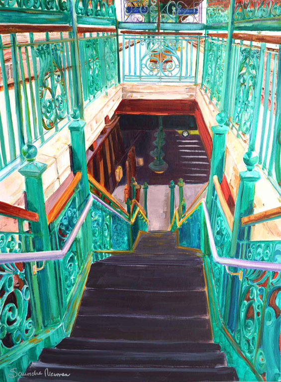 125th Street Station by Saundra Newman, artworksale, art for sale