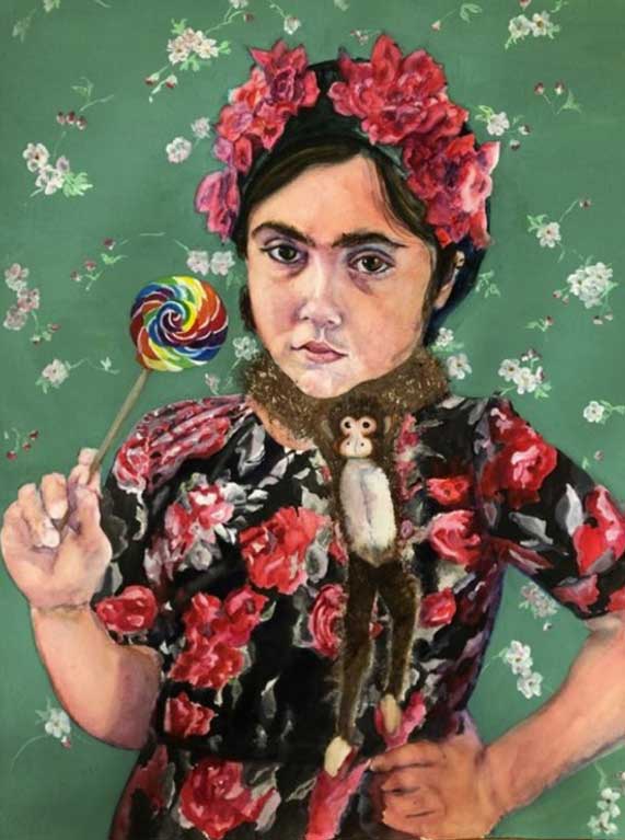 Saundra Newman, Frida,-No,-Still-Lily-Silly, artworksale