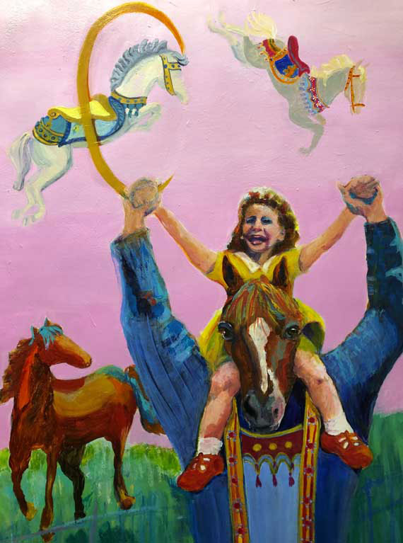 Grab the Brass Ring by Saundra Newman, artworksale, art for sale