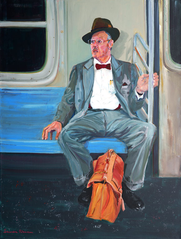 The Man in the Grey Flannel Suit by Saundra Newman, artworksale. art for sale