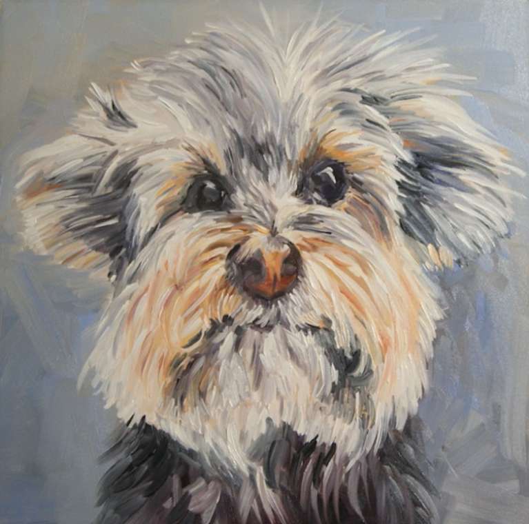 Terrier by Nancy Spielman, artworksale, art for sale