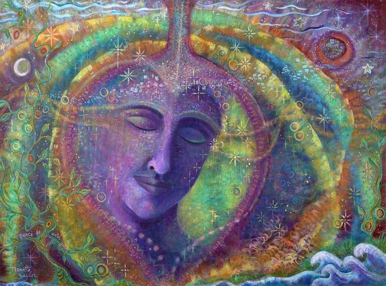 Nanette Saylor, artworksale artist, peace be with you