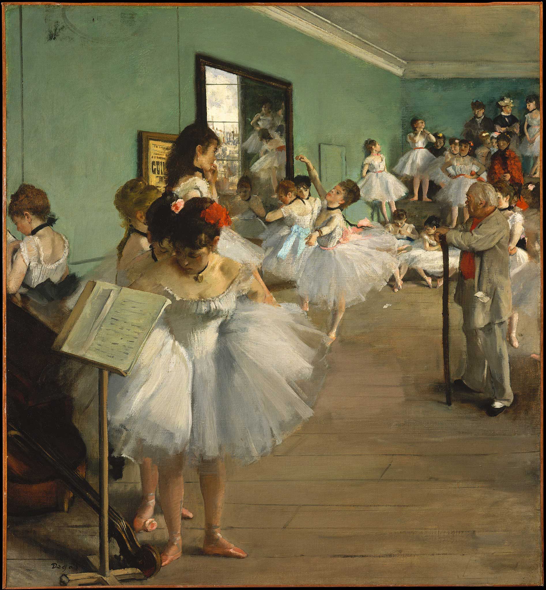 "The Dance Class" by Edgar Degas