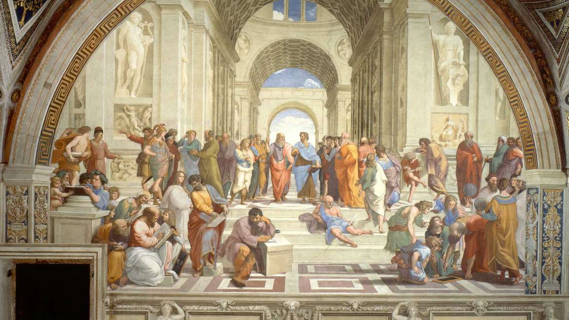 “The School of Athens” by Raphael, 1509-1511