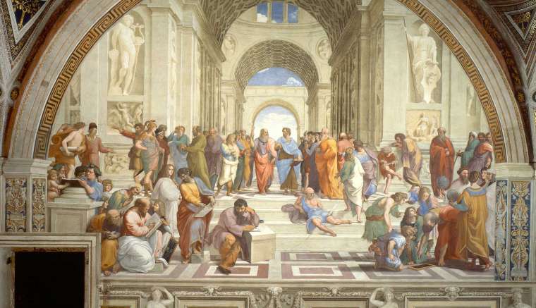 “The School of Athens” by Raphael, 1509-1511