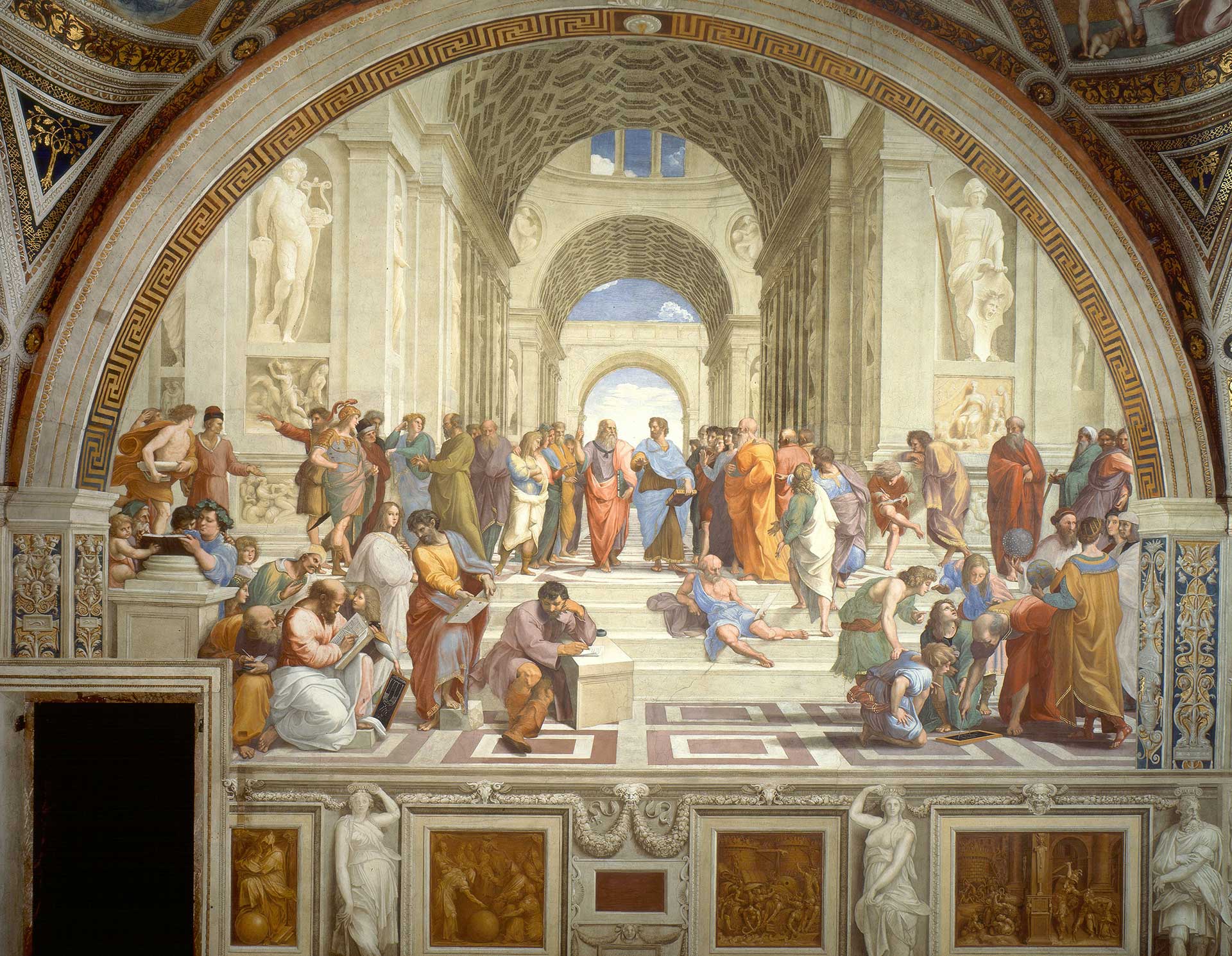 “The School of Athens” by Raphael, 1509-1511