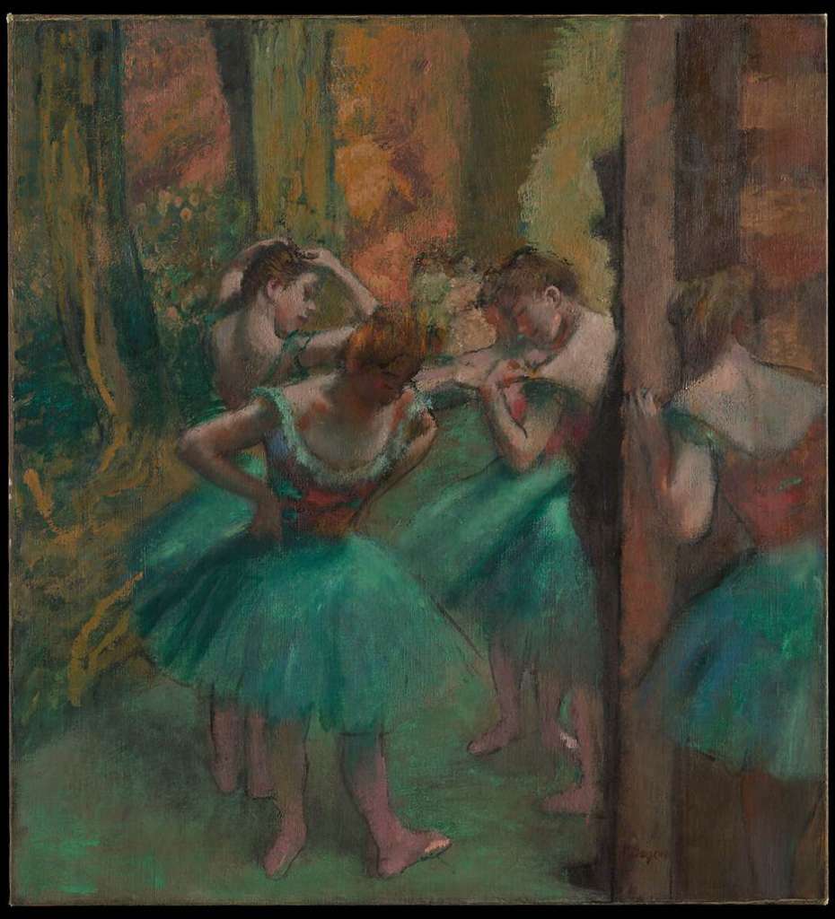“Dancers, Pink and Green” by Edgar Degas.
