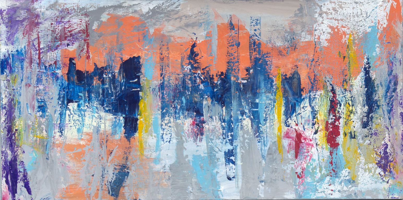 Urban Weather, Savage abstract painting, artworksale artist, art for sale